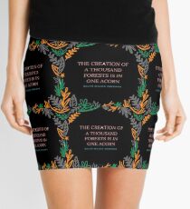The Creation Of A Thousand Forests Is In One Acorn - Ralph Waldo Emerson Mini Skirt