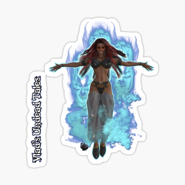 Undead Tales: Vampire Genie In The Lamp Sticker