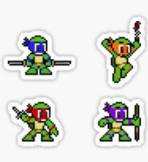 8-Bit TMNT Sticker