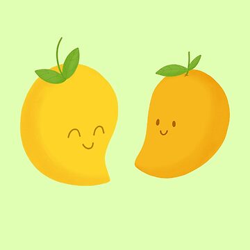 Artwork thumbnail, Happy Mangoes by cartoonbeing