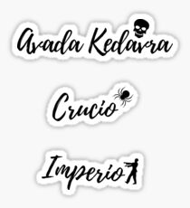 Unforgivable spells Sticker