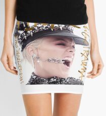 beautiful deep pink 2019 tour trauma badung Mini Skirt