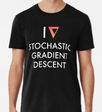 I Heart Stochastic Gradient Descent - Dark Premium T-Shirt