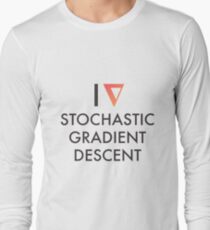 I Heart Stochastic Gradient Descent - White Long Sleeve T-Shirt