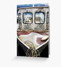 Weathered Vessel Greeting Card