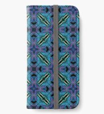 Cine Blue and Violet Quad Pattern iPhone Wallet/Case/Skin