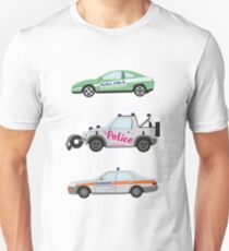 Clarkson, Hammond and May's Police challenge cars Unisex T-Shirt