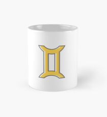 Gemini Zodiac Symbol - Yellow Mug