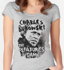Charles Bukowski Women's Fitted Scoop T-Shirt