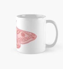 Pink Emperor Moth Logo Mug