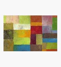 Abstract Color Panels lV Photographic Print