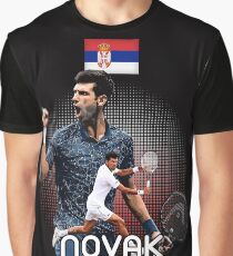 Tennis Novak DjokoVic Us Tshirt Graphic T-Shirt