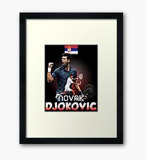 Tennis Novak DjokoVic Us Tshirt Framed Print
