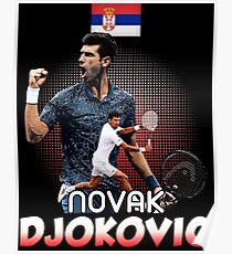Tennis Novak DjokoVic Us Tshirt Poster