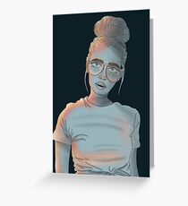 Blue Babe Greeting Card