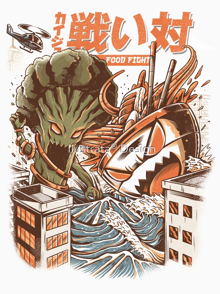 Kaiju Food Fight by ilustrata
