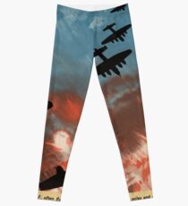 WW2 War Poster - Vintage Propaganda Poster "Downfall of Dictators" Leggings