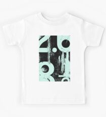 Camiseta para niños Grunge numerado pared