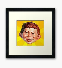 Alfred e. Neuer Mann Gerahmtes Wandbild