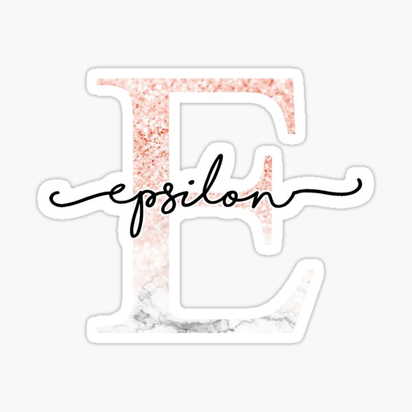 epsilon sticker Sticker