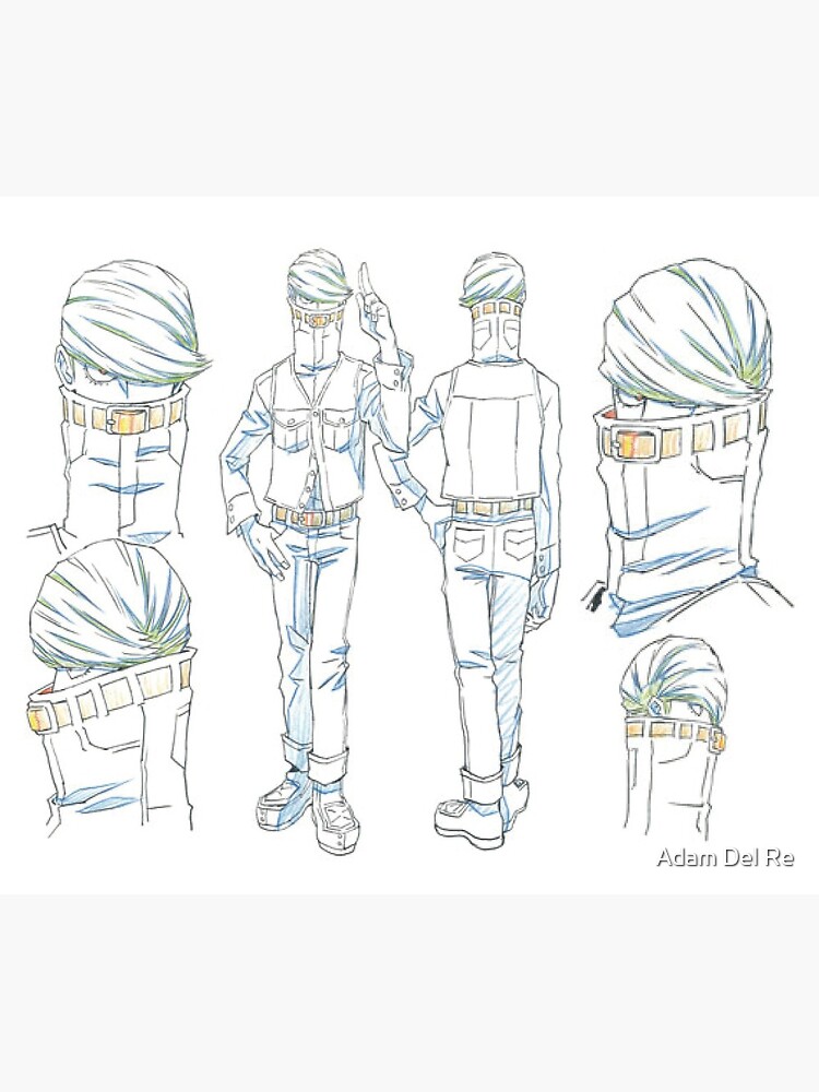 My Hero Academia Best Jeanist Character Sketch Greeting Card By