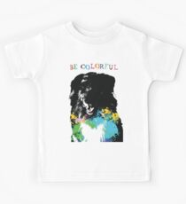 Sei farbenfroh Kinder T-Shirt