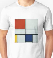 Camiseta unisex Piet Mondrian, Arte Abstracto, Famoso Europeo