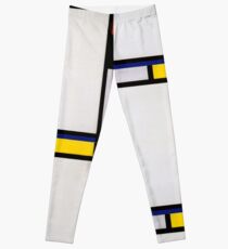 Legging Piet Mondrian, Arte Abstracto, Famoso Europeo