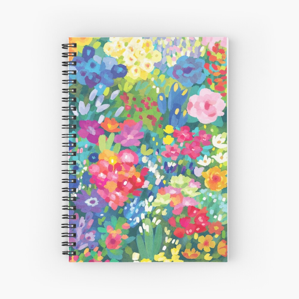 "Florals...for Spring" Spiral Notebook by alyssakorea Redbubble