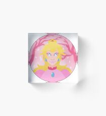 Princess Peach Acrylic Block