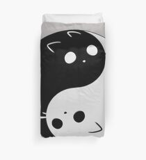 Yin Yang Kitties Duvet Cover