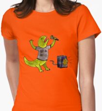 Karaoke Newt Women's Fitted T-Shirt