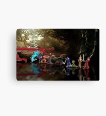 Moonstone pixel art Canvas Print