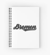 Bremen vintage city germany Spiral Notebook