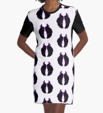 Rorschach inkblot 9 Graphic T-Shirt Dress