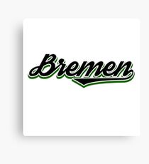 Bremen vintage city germany Canvas Print