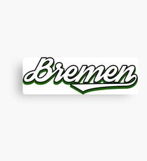 Bremen city germany vintage Canvas Print