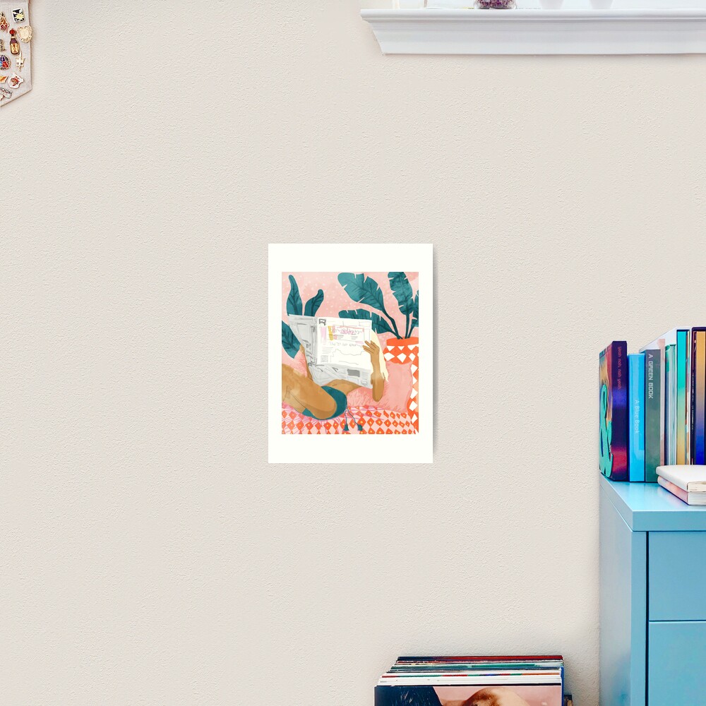 Morning News Art Print