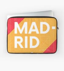 Madrid travel illustration Laptop Sleeve