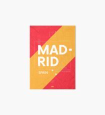 Madrid travel illustration Art Board