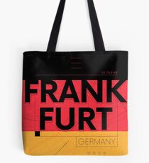 Frankfurt travel illustration Tote Bag