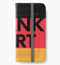 Frankfurt travel illustration iPhone Wallet/Case/Skin