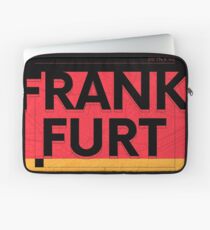 Frankfurt travel illustration Laptop Sleeve