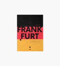 Frankfurt travel illustration Art Board