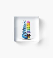Monstrous ice cream Acrylic Block