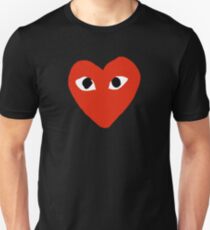 Comme des garçons Red Heart Play Unisex T-Shirt