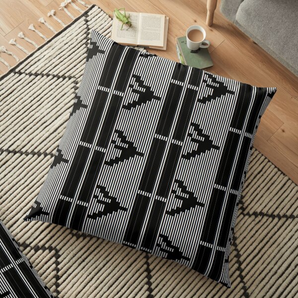911 Barcode Floor Pillow