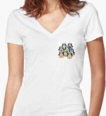 Family Tux Women's Fitted V-Neck T-Shirt