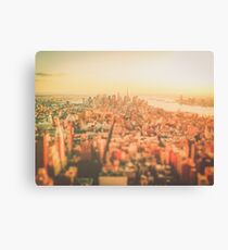 New York City - Skyline at Sunset Canvas Print