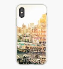 Graffiti Rooftops at Sunset - Chinatown - New York City iPhone Case